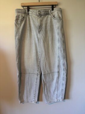 Loft Barrel Leg Jeans